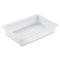 Rubbermaid Commercial Food/Tote Boxes, 8.5gal, 26w x 18d x 6h, White FG350800WHT - alternate 1